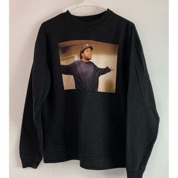 Mens Ice Cube Rap Sweatshirt Graphic Crew Independent Trading Co Medium 6209 EUC - Picture 5 of 6